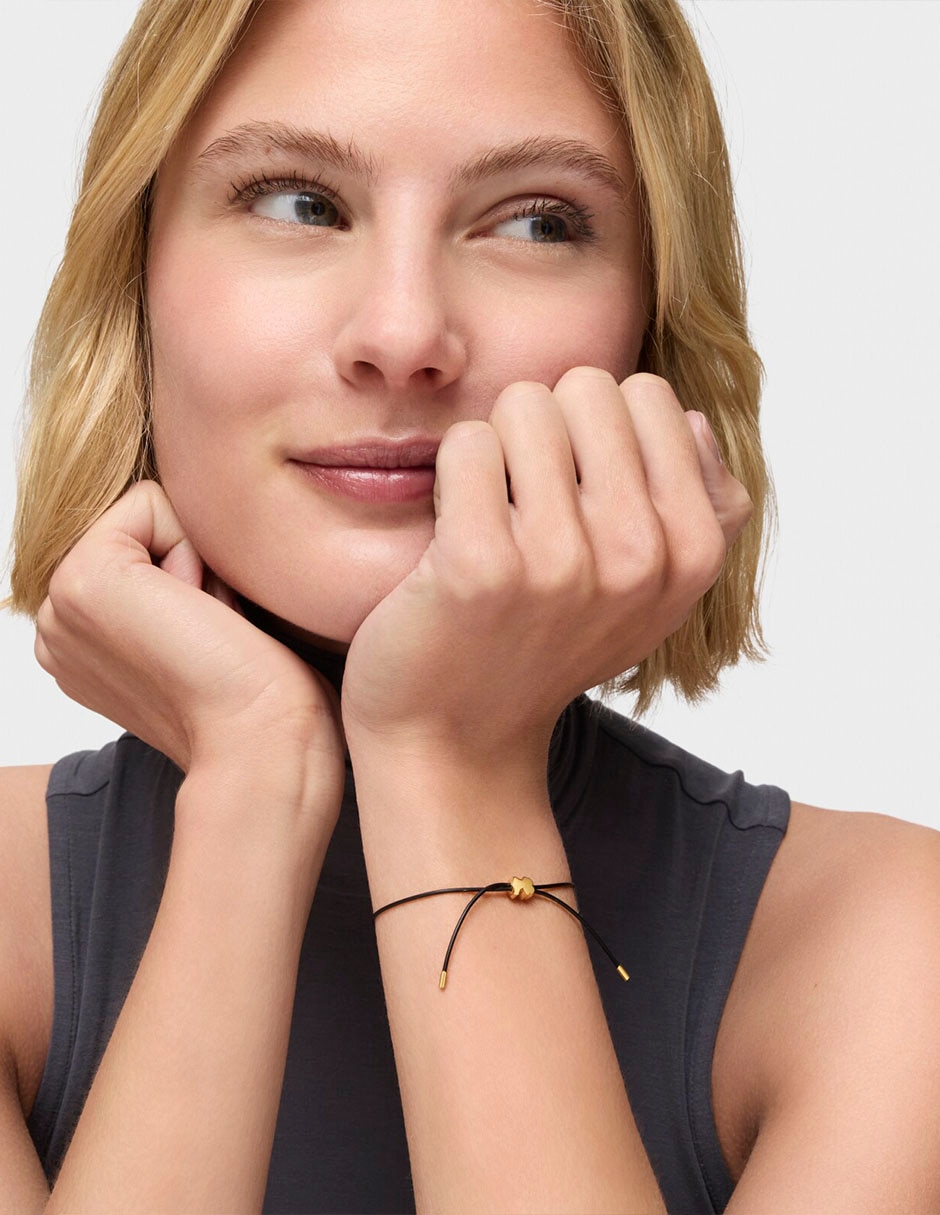 Pulsera Tous de oro amarillo 14 K Bold Motif acabado brillante